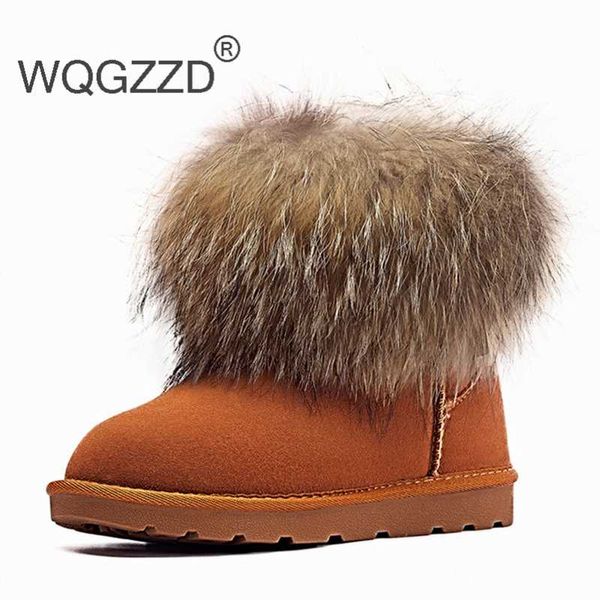 

chaussures femme fur snow boots women's winter shoes short tube warm cotton shoes casual female snow boots, Black