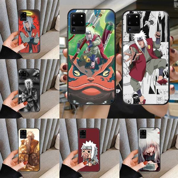 

1dwnaruto jiraiya mobile phone case samsung galaxy note 7 8 9 10 20 itura plus e lite black tpu soft primer