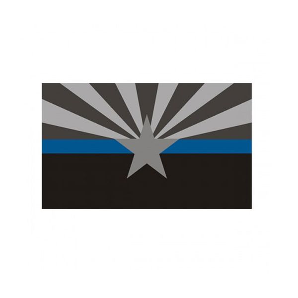 

arizona thin blue line flag 3x5 ft police banner 90x150cm festival party gift 100d polyester indoor outdoor printed flags and banners