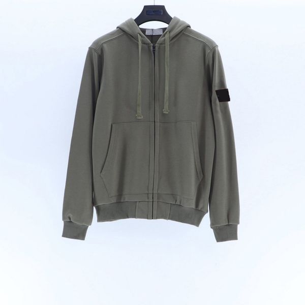 

20fw badge sleeve fashion sweatshirt men autumn hoodie high street outdoor pullovers sweater hooded homme clothes m-2xl, Black