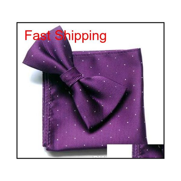 

cityraider new fashion solid gold mens silk bow ties for men bowtie with match pocket square 2pcs set 8cm colo qylxms bdehome, Black;gray