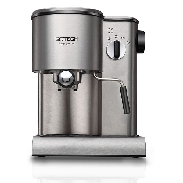 

italian coffee machine semi-automatic 19bar steam pressure stainless steel shell milk foam