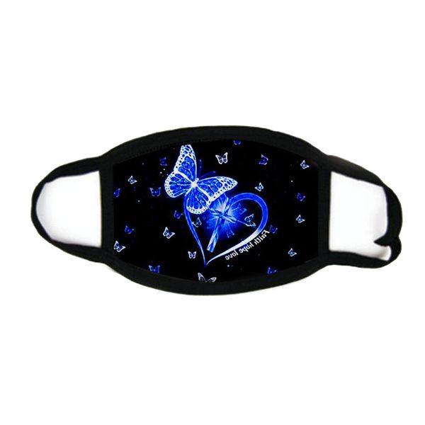 

personality butterfly printing mask washable breathable face mask outdoor sport windproof dust-proof cycling masks designer mask 24 o2