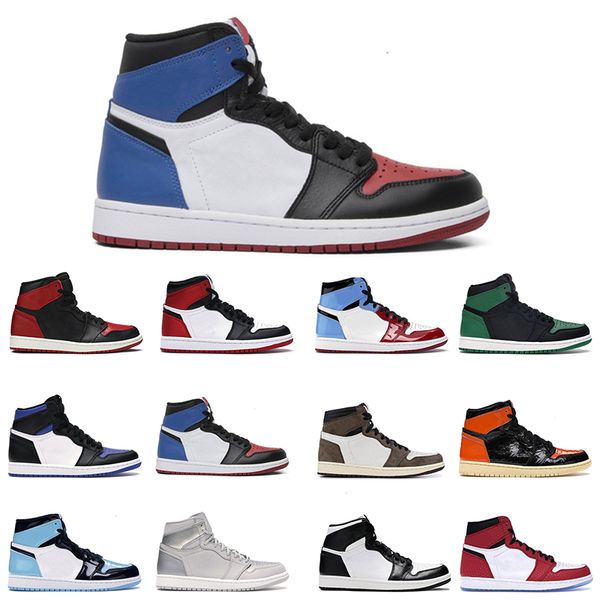 

top 3 мужчины баскетбол обувь twist 1s бред 1 1s mens черный обсидиан toe travis бесстрашный unc кактус белый цемент мужские 7-12