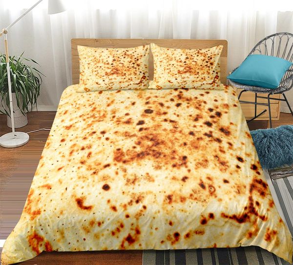 

burrito bedding set food duvet cover set queen pancake bed line mexican cake quilt cover king bed set twin home textiles