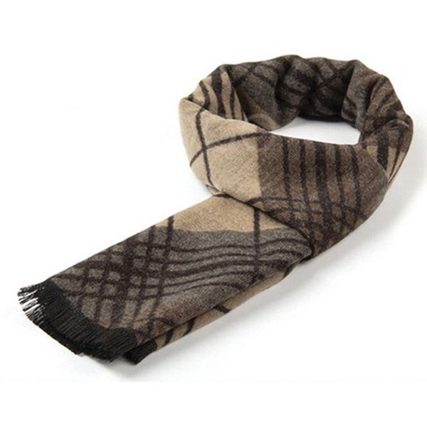 

scarves fashion men classic imitationcashmerescarf winter autumn soft scarf warm keeping widen wrap camel, Blue;gray
