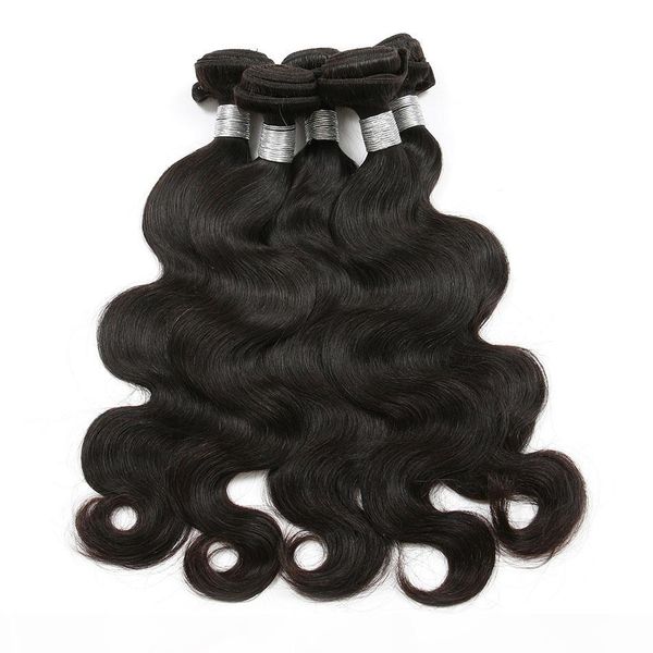 

1kg wholesale 10 bundles raw virgin indian hair straight body deep curly 10a grade unprocessed human hair weave 10-30 inch long bundles, Black