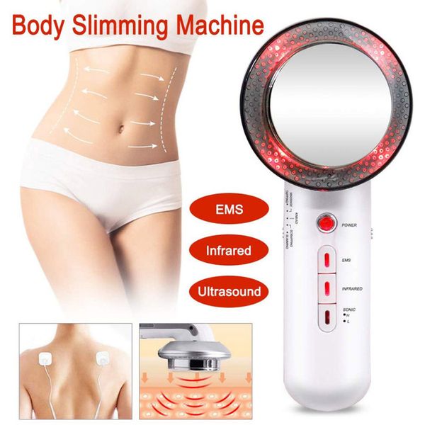 

ultrasonic 3 in 1 ultrasound cavitation care face body slimming machine ems body slimming massager weight reduce lipo ce