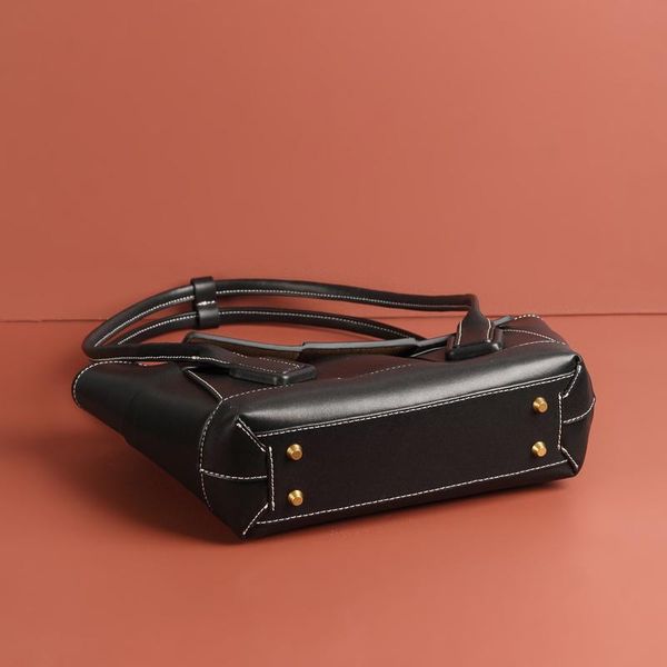 

fashion women handbag designer 2020 ladies shoulder bag youth flap sweet wind genuine leather black crossbody bag gift 1099