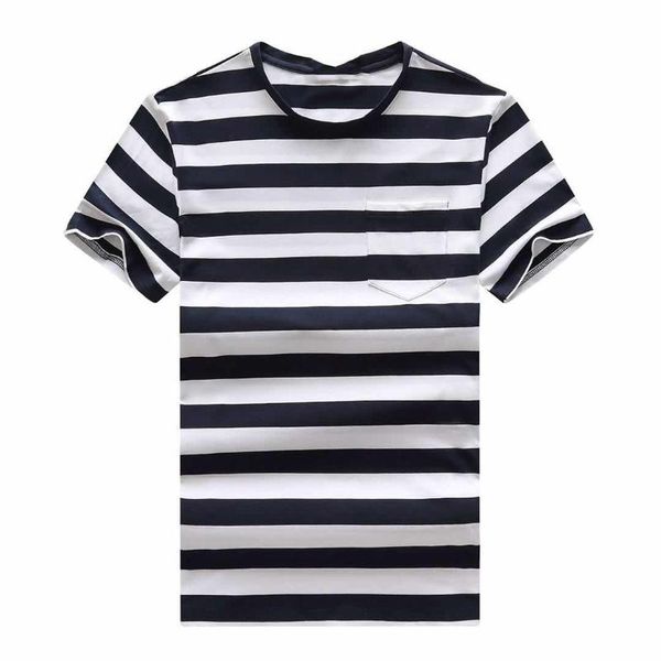 

men's t-shirts casual short sleeve o neck t shirt d8829 stripe splicing male small homre 100% cotton style, White;black