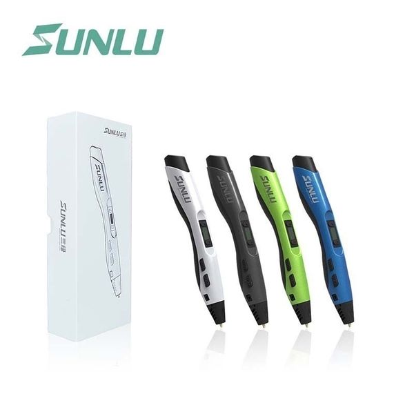 

sl-300a printing pen support pla/abs/pcl filament 2 models temperature safe to children drawing 3d pens set y200428