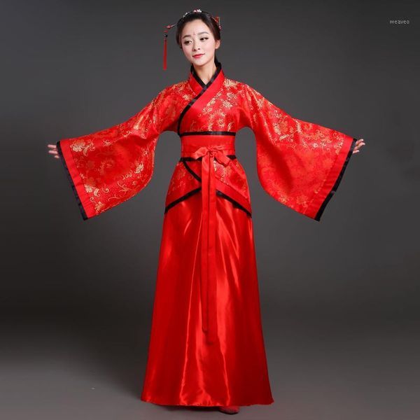

2020 hanfu national costume ancient chinese cosplay costume ancient chinese hanfu women clothes lady stage dress1, Black;red