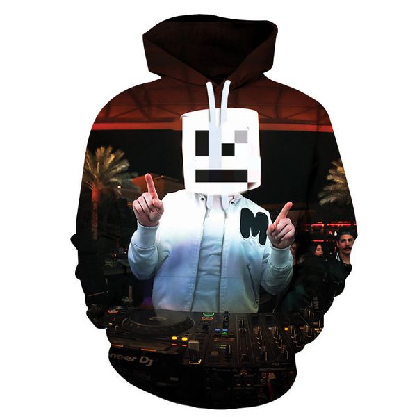 

selling 3d digital printing hoodie hooded jacket pullover sweater, Black