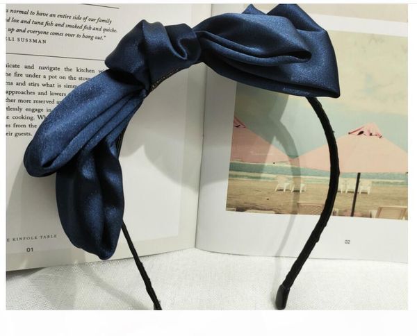 

100pcs lot new autumn headband for women fashion t striped band pattern print hair accessories grid headband prints brand wide fabric hair, Black;brown