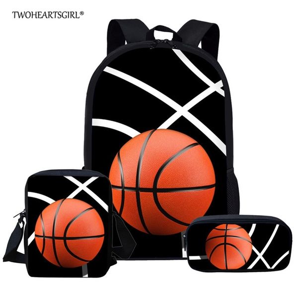 TwoeHeartsgirl Kinder Schultaschen für Jungen Orthopädische Rucksäcke Kind Jungen Basketball Bücher Tasche Satchel Rucksack Mochil LJ201225