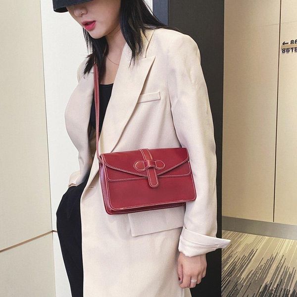 

shoulder bags female for women fashion pu leather small flap crossbody handbags tote messenger