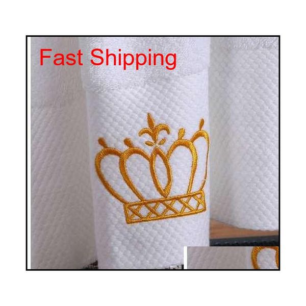 

5 star l luxury embroidery white bath towel set 100% cotton large beach towel brand absorbent quick-dry jllvcv fight2010