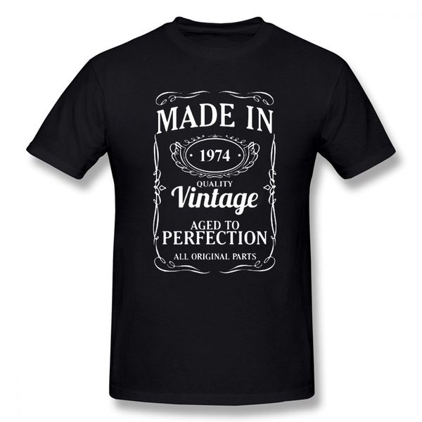 

sport made in 1974 t-shirt fashion funny birthday cotton short sleeves t shirts causal o-neck tees hip hop oversized