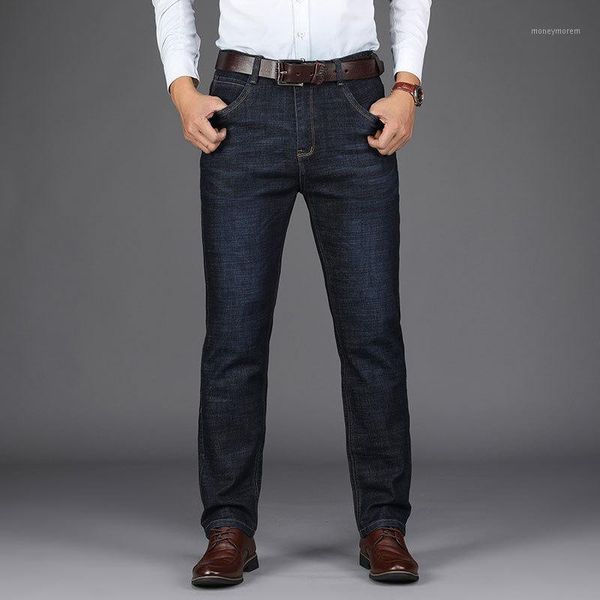 

men's jeans arrivals men's straight denim pants slim casual skinny trousers1, Blue