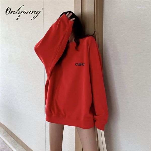 

onlyoung 2020 autumn winter women hoodies and sweatshirts fashion black hip hop casual loose sweatshirt oversized hoodie1