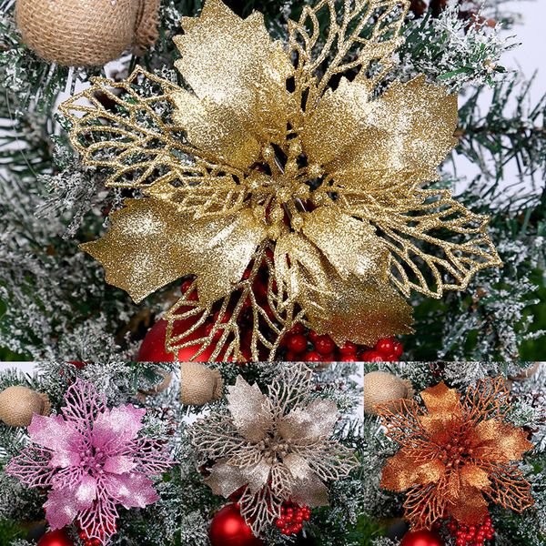 

onion garland flowers pink tree with hollow ornaments pendant christmas gift decorations happy new year 2021