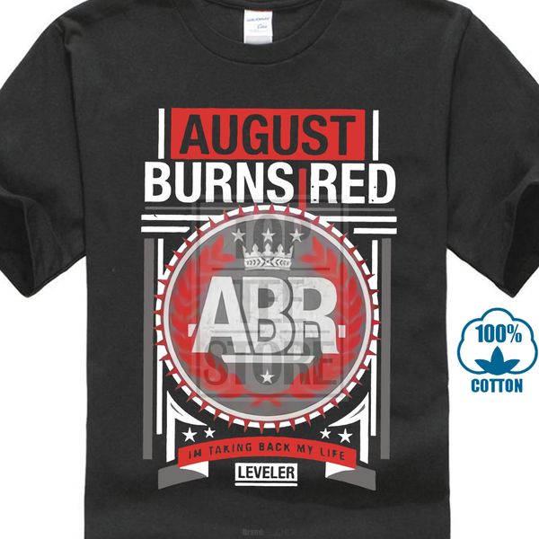 

august burns red crown t shirt s m l xl 2xl brand new official футболка 100% хлопок майка для мужчин спорта с капюшоном hoodie