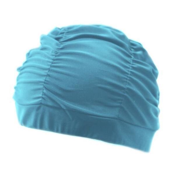 

pleated flower petal fabric swimming cap swim pool beach seaside protect long hair ears bathing caps hats for girls wome jllkne