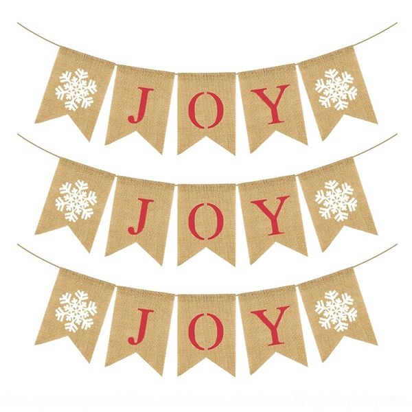 

wjbpp decoration linen swallow tail banner joy party decoration linen swallow qqtep party christmas flag banner joy christmas flag tail