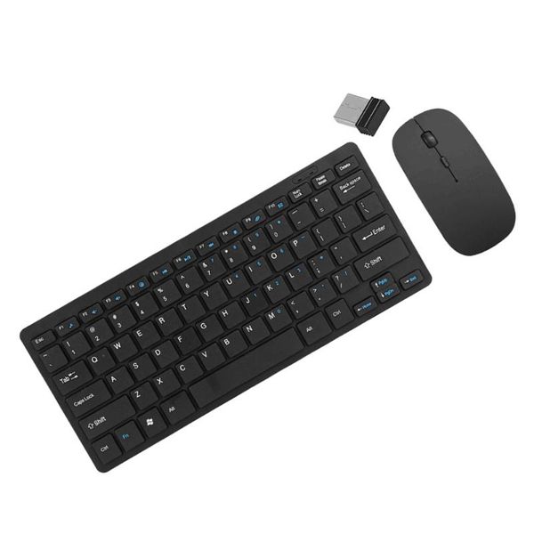 

keyboard mouse combos exquisite wireless 2.4g 77 keys 1600dpi silent optical combo for lappc home office
