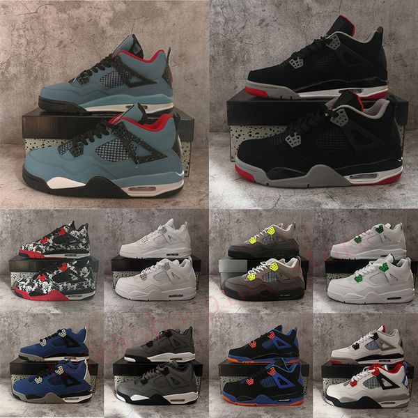 

с коробкой jumpman 4 кактус jack noir guava ice pays что белое цемент 4s женщин мужской баскетбол размер 36-47 спортивные кроссовки