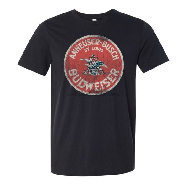 

budweiser vintage circle logo deep heather tee shirt small sport hooded sweatshirt hoodie