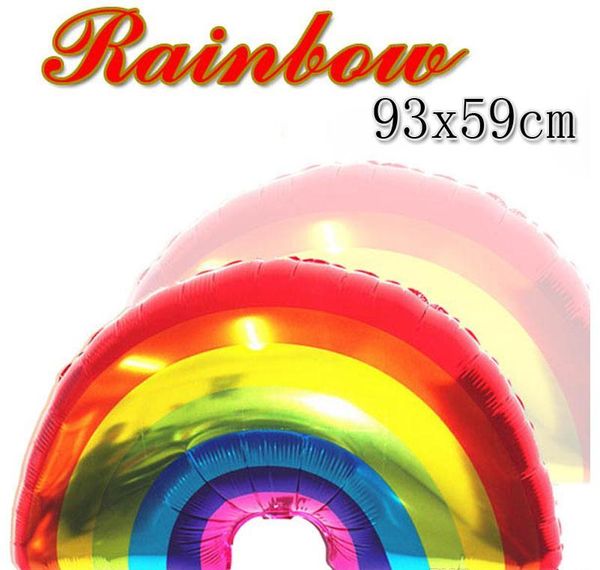 

wedding foil supplies party birthday 10pcs/lot rainbow helium decoration big balloon balloons party favors aluminum bbyqi homebag