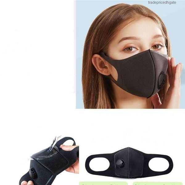 

winter pm2.5 shipsponge pollution filter dhl air mouth reusable with breathing valve haze dust washed black face m