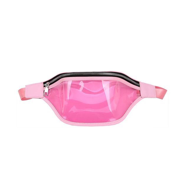 

jelly waist bag for women transparent shoulder bag kids girls boys chest pack