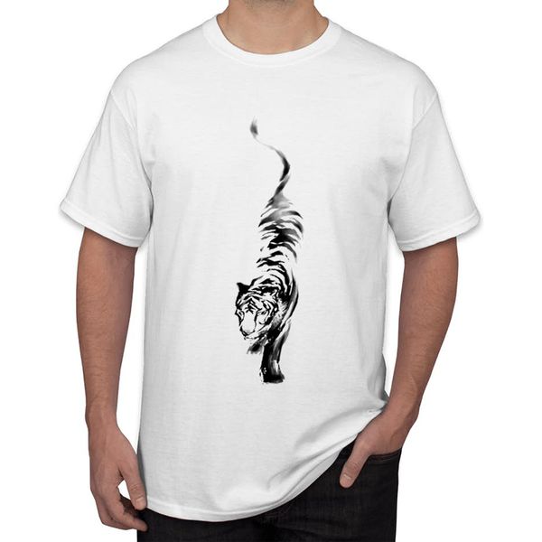 

teehub prowler футболка мужская 2019 мода чернила tiger printed с коротким рукавом tshirts лета вскользь верхние части тройников спорта толс