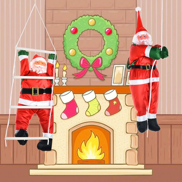 

gvvfp scene christmas decorations rope single climbing 60cm ladder cloth art santa claus new new accessoriesaccessoriesdecoration christmas