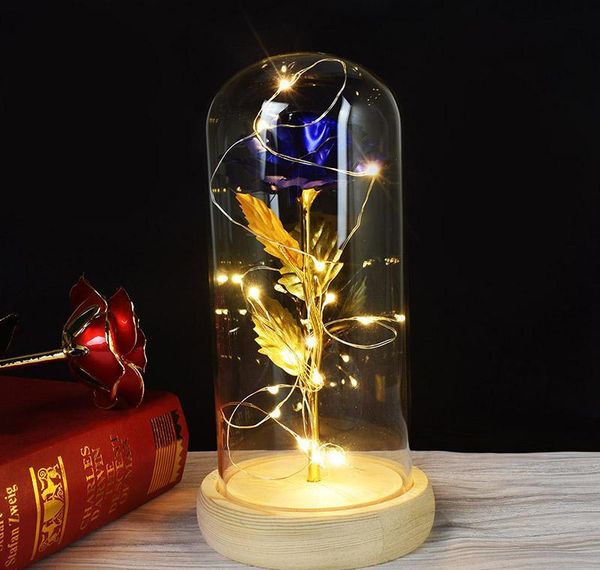 

rose with led light rose in glass dome beauty forever gold plated flowers for v sqcbdy sports2010