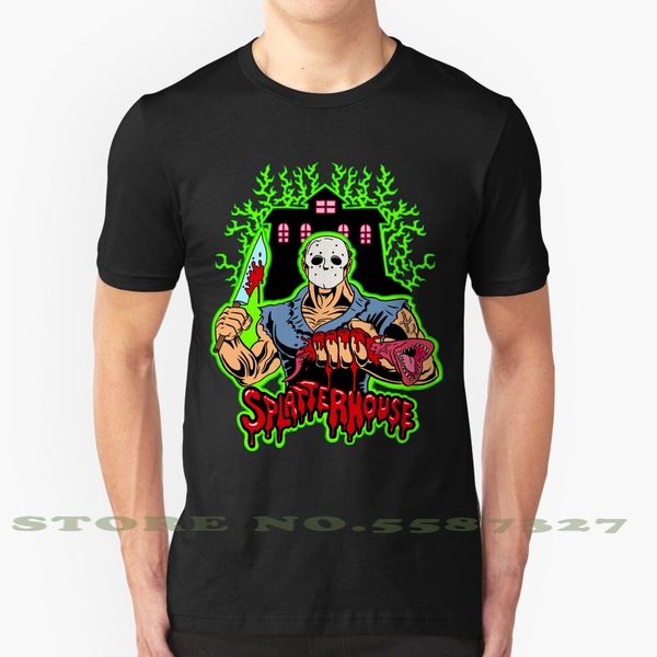 

house of splatter green edition summer funny for splatterhouse rick terror mask friday the 13th jason hooded sweatshirt hoodie men t shirt