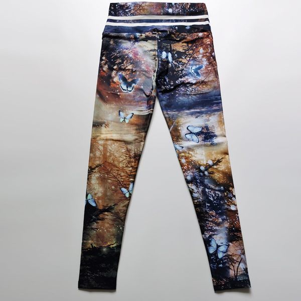 

running pant professional running fitness gym leggings sport women fitness tight trouser pencil leggins printed yoga pant women push up, Black;white