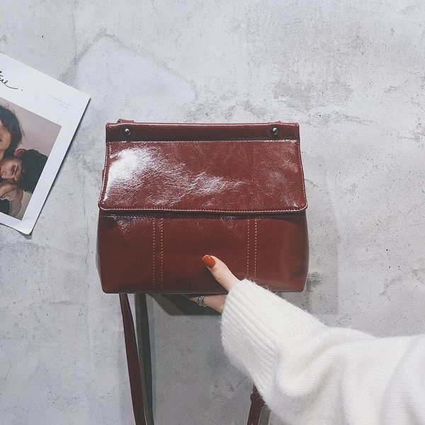 

leather women's messenger bag large capacity ladies shoulder bag 2020 new female handbag party or shopping bags