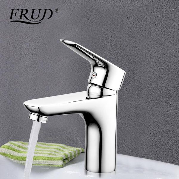 

bathroom sink faucets frud 1set chrome silver brass basin faucet water mixer tap banyo musluk taps bath r101051