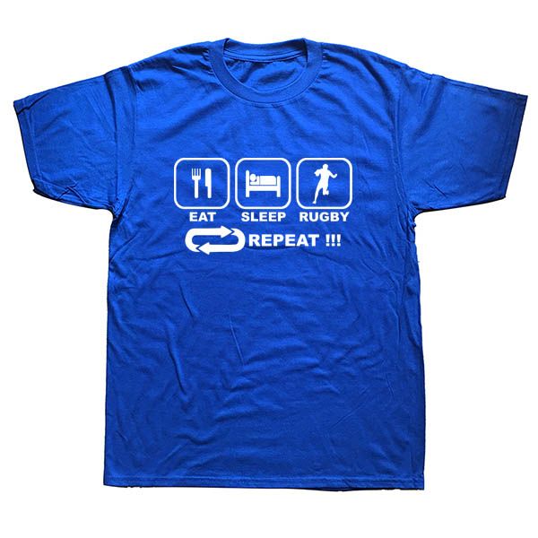 

eat sleep rugbying repeat funny new present gift t-shirt sport hooded sweatshirt hoodie
