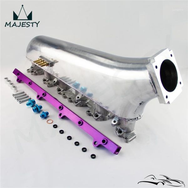 

intake manifold air + purple fuel rail for land crusier 4.5l machined1