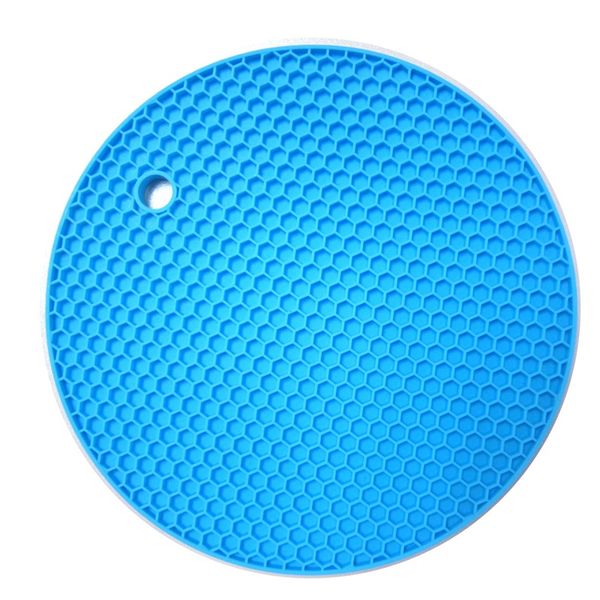 

multifunctional round silicone nonslip heat resistant silicone table mats coaster cushion place mat pot holder kitchen accessories 188 k2