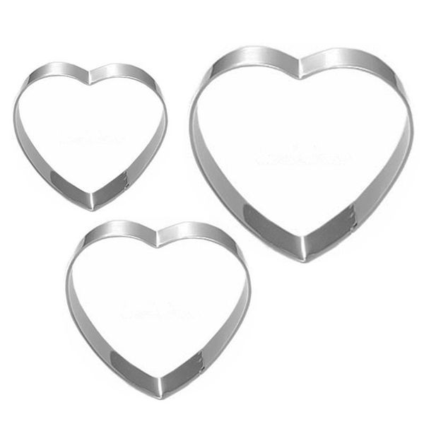 

шоколад форма день diy сердца нержавеющей устойчив cutter 3шт пресс-формы steel heat cookie валентина антипригарным love for пресс-формы наб