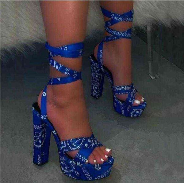 

sandels summer women shoes snakeskin ankle buckled sandals chunky heeled open toe leopard party 220303, Black