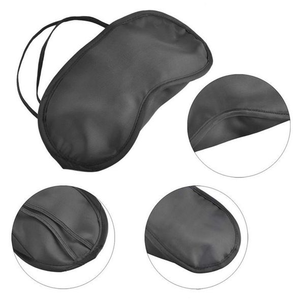 

eye mask shade nap cover blindfold sleeping sleep travel rest fashion wholesale black colors