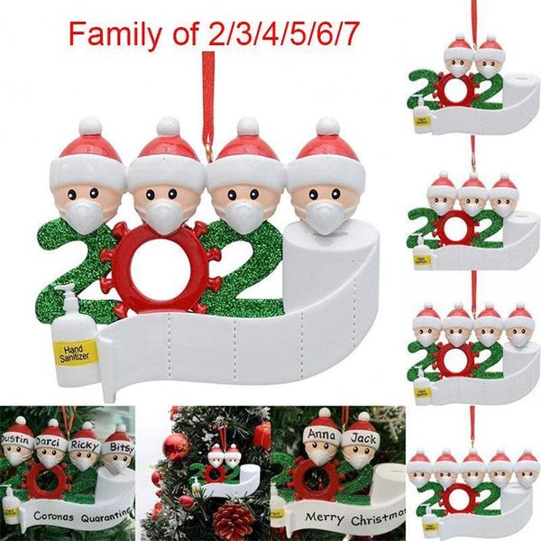

dhl christmas ornament diy greetings quarantine christmas ornaments 2020 party pandemic social distancing christmas tree pendant accessories