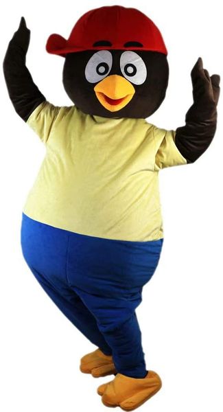 

mascot costumes cute owl cartoon costume mascot plush with mask for party halloween dress up, Red;yellow