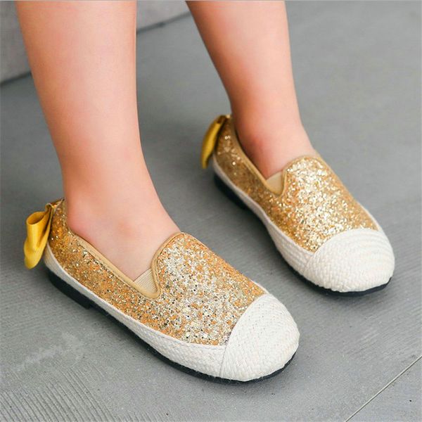 

party baby toddler girls gold silver glitter sparkle ballerina flats little kid sequin bling mary jane show princess dress shoes, Black